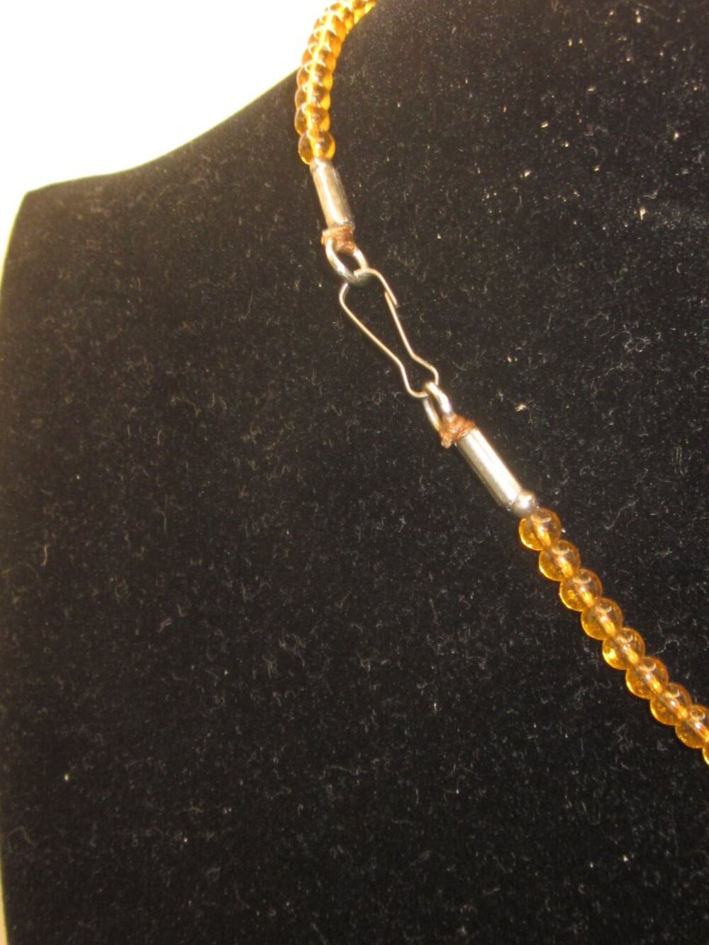 Brown Glass Beaded Necklace - Picture 4 of 4